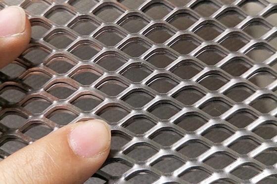 Industrial Flattened Expanded Metal Mesh 1/4" #20 Security Screen Flat Sheet