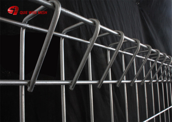 Roll Top Wire Mesh Fence Panels , Decorative BRC Fence 1500mm / 2000mm / 2500mm Width