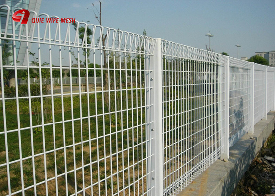 Roll Top Wire Mesh Fence Panels , Decorative BRC Fence 1500mm / 2000mm / 2500mm Width