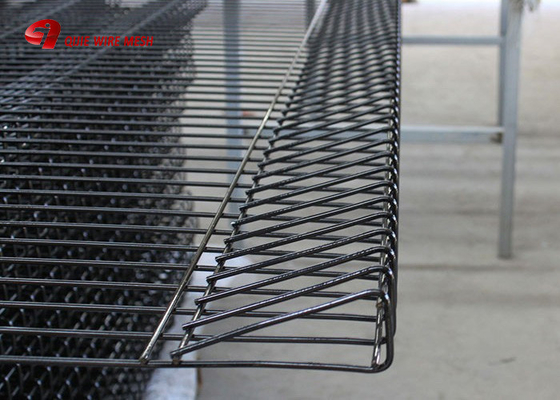 PVC Coated Or Galvanized Rolltop Weld BRC Fencing Mesh Panel For Welded Wire