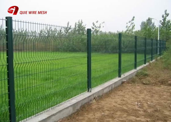 Anti Climb PVC Coated Wire Mesh Fence Panels 1530mm 1830mm 2030mm For Multi Color