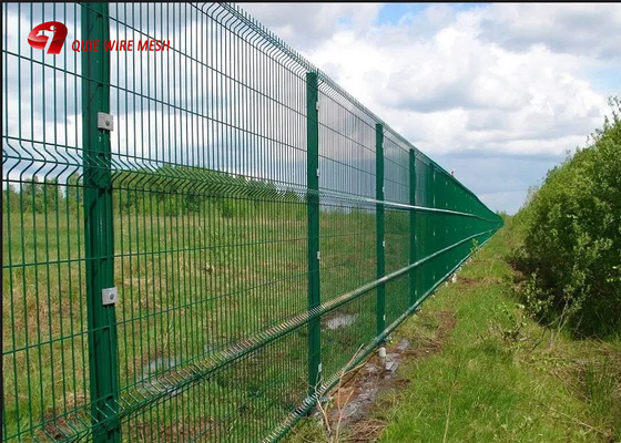 Anti Climb PVC Coated Wire Mesh Fence Panels 1530mm 1830mm 2030mm For Multi Color