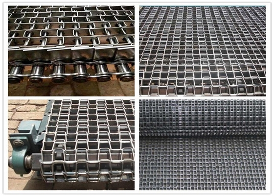 2.9m Width Food Metal Wire Mesh Conveyor Belt , Stainless Steel Mesh Belt