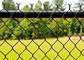 Durable Black Chain Link Fence Privacy Fabric Hot Dipped Galvanized Mesh Fence