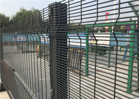 Pvc Coated 358 Mesh Fencing Panels Anti Cut &amp; Anti Climb Security Fence