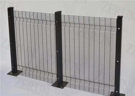 Pvc Coated 358 Mesh Fencing Panels Anti Cut &amp; Anti Climb Security Fence