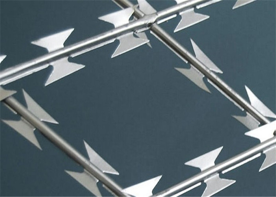 Powder Coating 450mm Coil Diameter Prison Razor Wire Corrosion Resistance