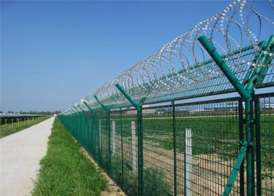 Powder Coating 450mm Coil Diameter Prison Razor Wire Corrosion Resistance