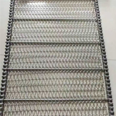 Food Grade 304 Stainless Steel Heat Resistant Conveyor Belt Wire Mesh Belt