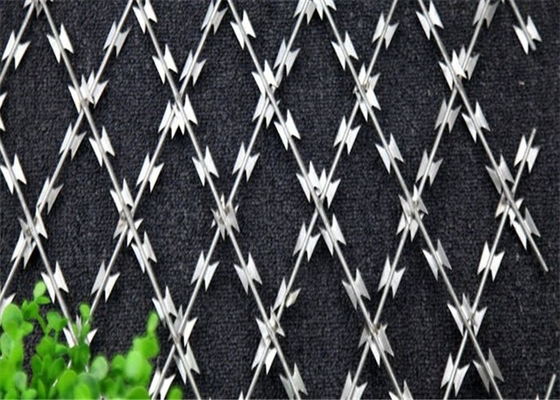 Iso9001 2.5mm Diameter Concertina Razor Wire For Fencing