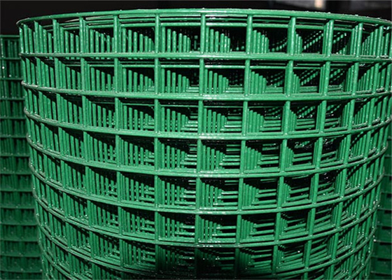 Square Hole Fencing Green 14mm 1x1 Welded Wire Mesh