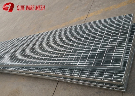 Mild Steel Platform Steel Grating Hot Dipped Galvanized Bar Grating 25mm X 5mm