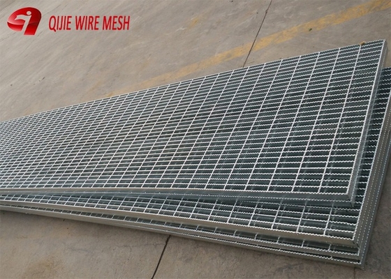 Mild Steel Platform Steel Grating Hot Dipped Galvanized Bar Grating 25mm X 5mm