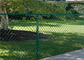 Galvanized Pvc 2x2m Commercial Chain Link Fence