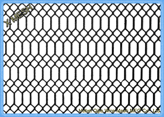 Powder Coated Home Decoration Aluminum Expanded Metal Mesh For Building Facade