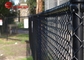 Hot Dipped Galvanized Chain Link Fence Fabric 6 Foot Black Color 9 Gauge