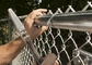Black Pvc Coated Construction Chain Link Security Fence 60" X 50'' 11 Gauge For Garden Building
