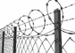 Concertina Barbed Wire with Galvanized Zinc Coated Chain Link Fence for High Security