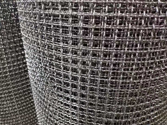 Customized Stainless Steel Crimped Woven Wire Mesh For Liquid Filter