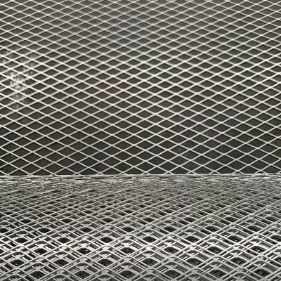 Industrial Flattened Expanded Metal Mesh 1/4&quot; #20 Security Screen Flat Sheet