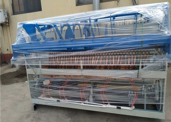 Black Galvanized Iron Wire Automatic Welded Mesh Machine With Plc Touch Screen