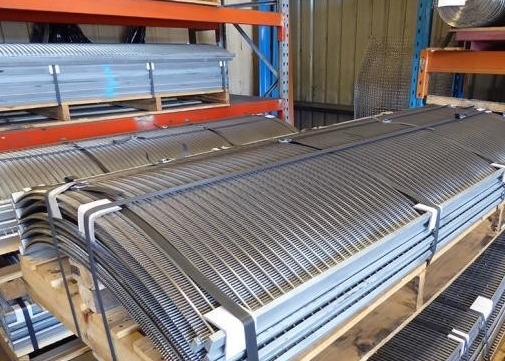 Heavy Duty V Wire SGS 321 Stainless Steel Wedge Wire Screen Johnson Gravel Welding Panel