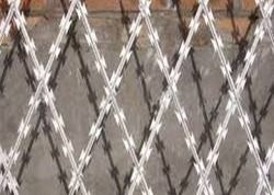 3"X6"-IN Aperture Welded Razor Ribbon Mesh Made of Galvanized Iron Wire Fencing Panel