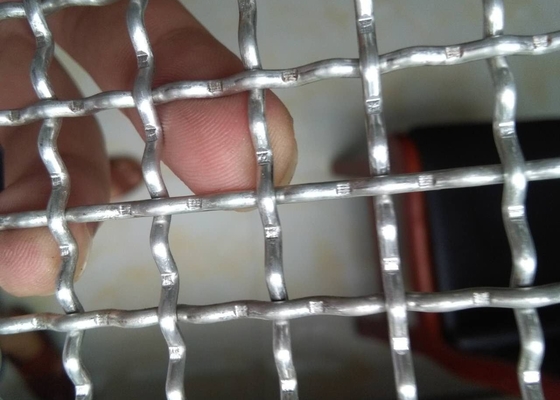 Customized Stainless Steel Woven Crimped Wire Mesh For Mining , Stainless Steel Mesh Cloth