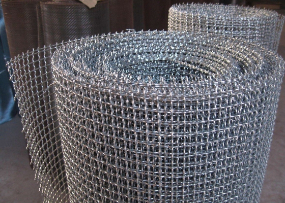 Customized Stainless Steel Woven Crimped Wire Mesh For Mining , Stainless Steel Mesh Cloth