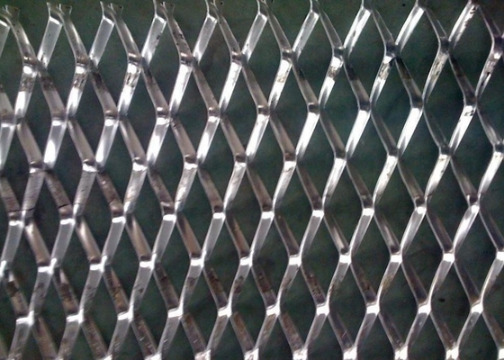 Stainless Steel 304 Flattened Expanded Metal Wire Mesh For Decoration