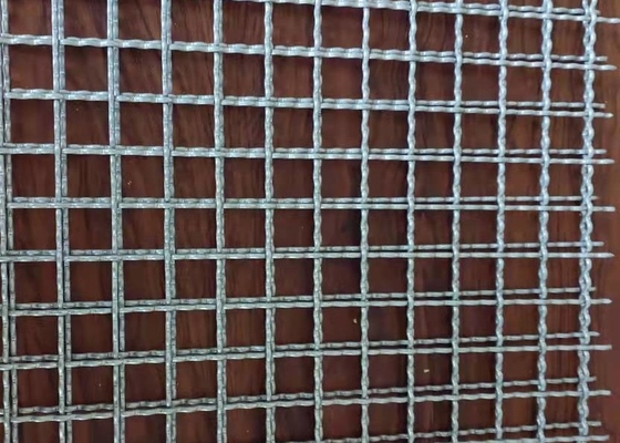 20x20mm Openning Galvanized Square Stainless Steel Crimped Wire Mesh