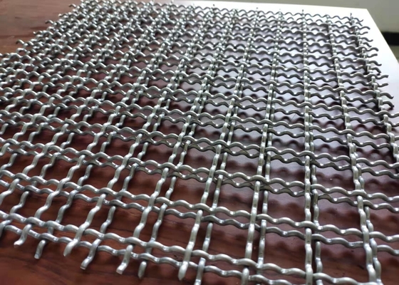 20x20mm Openning Galvanized Square Stainless Steel Crimped Wire Mesh