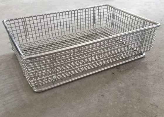 Container Sus304 Bathroom Small Stainless Steel Wire Baskets Space Saver