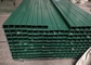 Decorative 5mm Dia 2m Height Green Colored Curved Metal Fence Panels