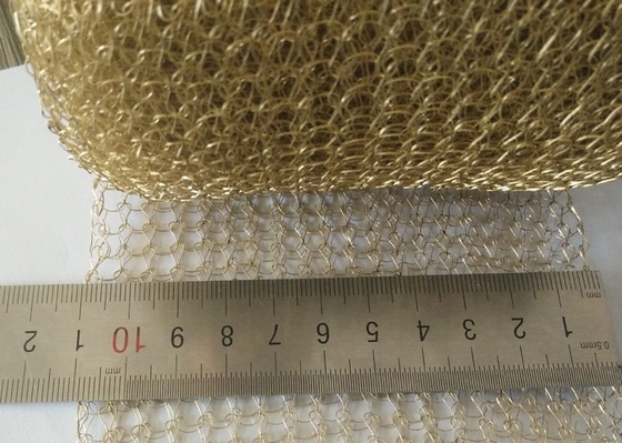 Filters And Glass Lamination Knitted Copper Wire Mesh 0.23mm