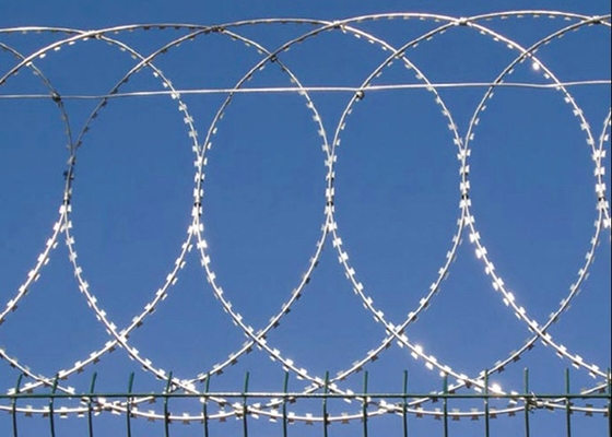 800mm Diameter Concertina Razor Wire Flat Wrap Bto-20