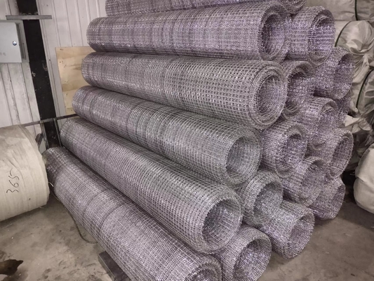 3/4&quot; Opening Aluminum Alloy Woven Crimped Wire Mesh For Screen &amp; Walls