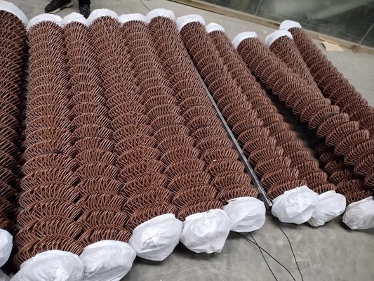 Industry Hot Dipped Galvanized Steel Chain Link Fence Fabric 4 X 50 Feet