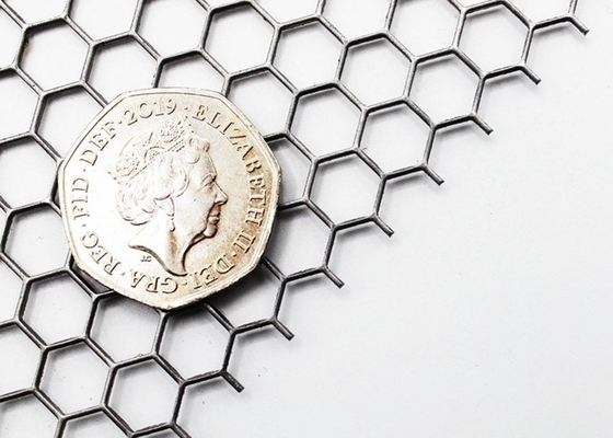 Hexagonal Hole Sheet Perforated Metal Mesh Stainless Steel