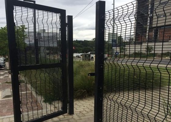 High Security Nylofor  6ft 3D Modeling PVC Coated 358 Anti Climb Fence