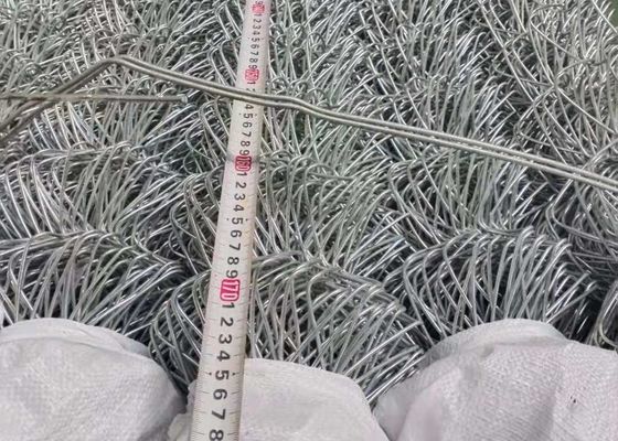 Diamond Hole 8 Gauge Chain Link Fence Galvanized Pvc Coated