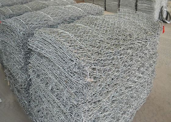Heavy 100 X 100 Mm Welded Gabion Baskets Stainless Steel Hexagonal Wire Mesh