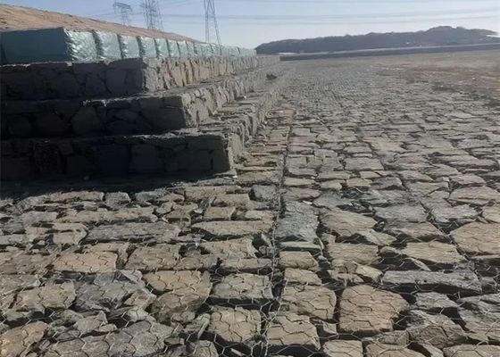 2 X 1 X 1 Meters Welded Gabion Baskets Galvanized Hexagonal