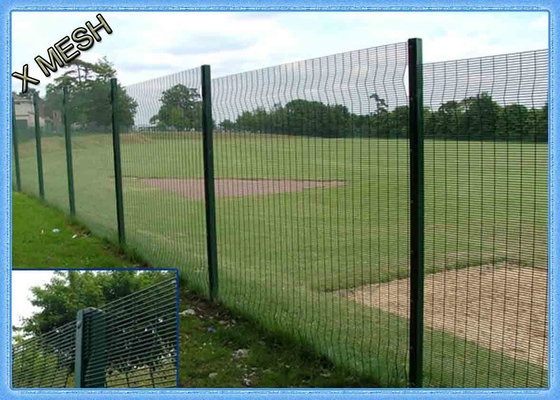 PVC Coated 3d Curved Metal Fence panel Heavy Duty Metal Mesh Fencing High Tensile
