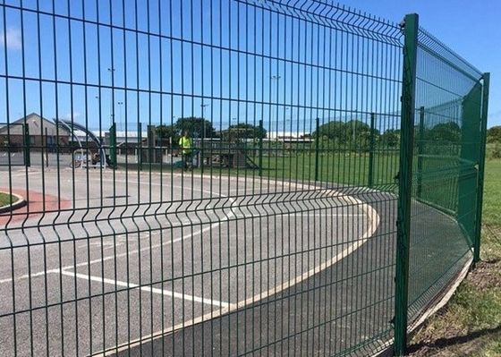 3d Curved Metal Fence Pvc Coated Welded Mesh For Garden