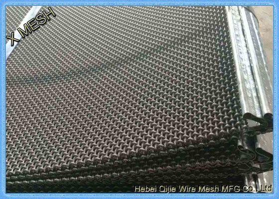 Lock Crimped Wire Mining Screen Mesh Woven 1mm Size