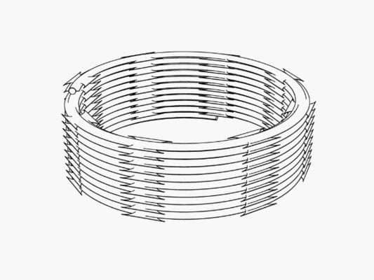 Bto16 Security Concertina Spiral Razor Barbed Wire Mesh Cross Razor Fence Materials