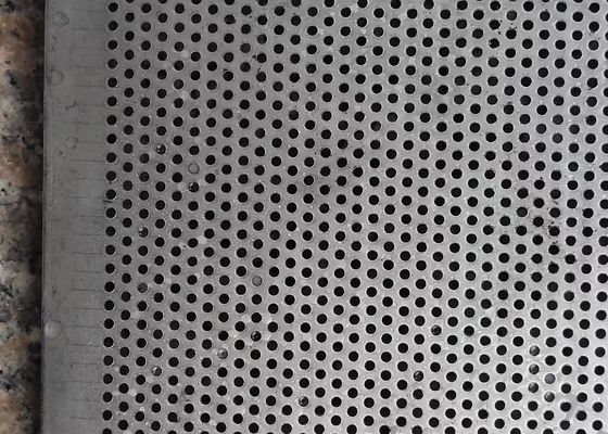 0.6mm Hole 80mm Width Stainless Steel Perforated Sheet Round Hole