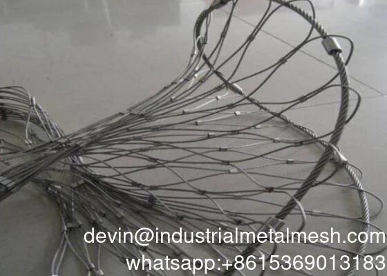 Top Grade Black Oxide Stainless Steel Wire Rope Mesh for Zoo Fence