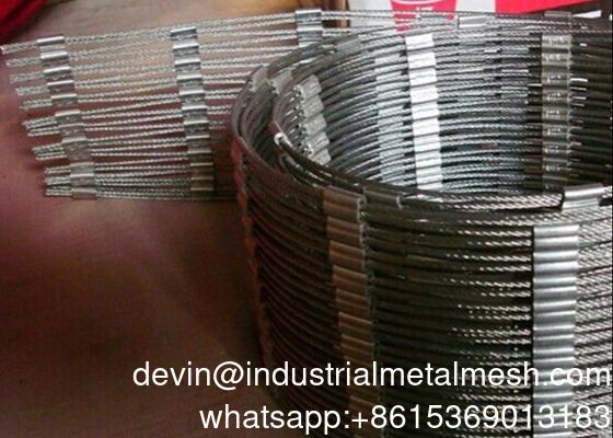 Stainless Steel Rope Mesh Balustrade Flexible Rope Net Fence for Sale